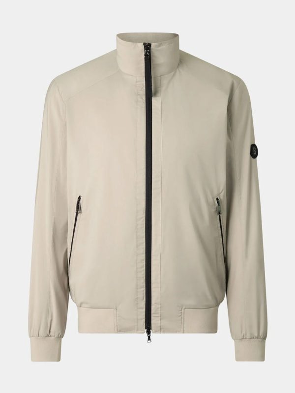 GIACCA BIANCA ZIP